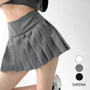 SHEENA インパン付きサイドスリットプリーツミニスカート 春 夏 秋 冬 オールシーズン 春服 夏服 秋服 冬服 スタイルアップ 脚長効果 カジュアル ストリート スポーティー 韓国 韓国ファッション トレンド 主婦 学生 ギャル Y2K 海外ガー