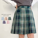 Outfitter lab チェックプリーツミニスカパン スカート