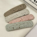 【5/16 1:59まで 5%OFFクーポン】JS FASHION ヘアピン 全8種類 ツイード風 スリーピン パッチン留め 普段使い 小さめ ヘアアクセサリー...