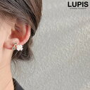 LUPIS フラワー×ストーンチェリーピアス【S925ポスト】 アクセサリー