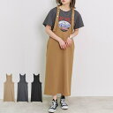 relaclo ジャンパースカート レディース リップル 春 ジャンスカ 大人 体型カバー ゆったり 20代 30代 40代 50代 ワンピース・ドレス