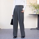Doux Belle ワイドシルエットスラックスパンツ パンツ・ズボン