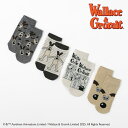 【5/16 1:59まで 5%OFFクーポン】SUKENO【WOMEN】 【ウォレスとグルミット】スニーカーソックス インナー・下着
