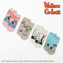【5/16 1:59まで 5%OFFクーポン】SUKENO【WOMEN】 【ウォレスとグルミット】スニーカーソックス インナー・下着
