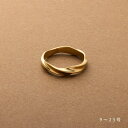 CREAM-DOT ステンレス製 リング 指輪 金属アレルギー つけっぱなし サージカルステンレス レディース ツイスト ひねり 変形 9号 12号 15号 17号 20号 23号 大人 ゴールド シルバー ピンクゴールド アクセサリー