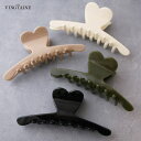 【5/16 1:59まで 5%OFFクーポン】VINGTAINE バンスクリップ ハート 細め ヘアクリップ ヘアアクセサリー 上品 大人カジュアル シンプル ...