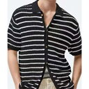 【6/11 1:59まで 10%OFFクーポン】aimoha men 【aimoha neo】Retro Knit Polo Shirt トップス