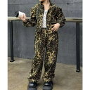 【5/10限定 15%OFFクーポン】aimoha kids 【aimoha KIDS】レオパード柄セットアップ アウター(コート・ジャケットなど)