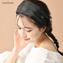 【5/16 1:59まで 5%OFFクーポン】VINGTAINE カチューシャ プリーツ 幅広 ワイド ヘアアクセサリー お洒落 大人カジュアル シンプル ギフ...