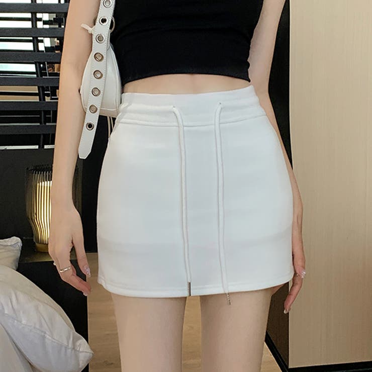 【20％OFFクーポン！5/24(日)限定】WITCH ミニスカート スウェット素材 ライク ショートパンツ 春 夏 新作 スカート 2