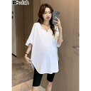 【5/10限定 15%OFFクーポン】WITCH マタニティ Tシャツ ラウンドネック トップス プルオーバー マタニティ