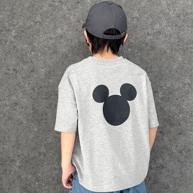 ZI-ON MICKEY MOUSE オーバーサイズTシャツ キッズ 子供服 男の子 女の子 キャラク...