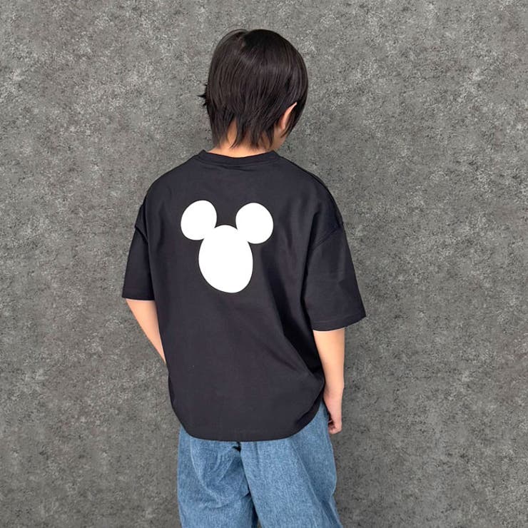 ZI-ON MICKEY MOUSE オーバーサイズTシャツ キッズ 子供服 男の子 女の子 キャラク...