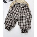 【8/11まで5%OFFクーポン】aimoha kids 【aimoha KIDS】チェック柄バルーンパンツ パンツ・ズボン