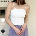 GORGE シャーリングブラトップ トップス