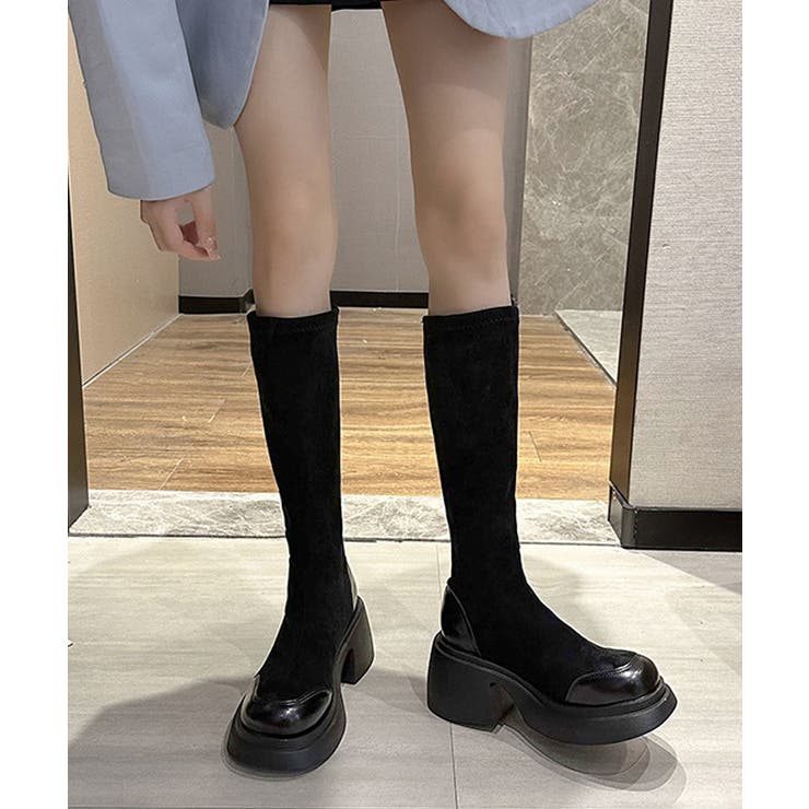 SUNSHINE CLOSET 厚底ブーツ ニーハイブーツ ロングブーツ シューズ・靴 3