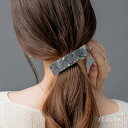 CREAM-DOT ヘアクリップ ヘアピン ヘアアクセサリー ヘアアレンジ 簡単 まとめ髪 髪留め マーブル柄 大人 ブラック ベージュ ゴールド ヘアアクセサ...