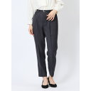 【マラソン期間中 5%OFFクーポン】TAKA-Q WOMEN ストレッチウォッシャブル テーパードパンツ 紺(セットアップ可能) スーツ