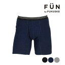 福助オンラインストア 福助 【fukuske FUN(フクスケファン)】 ボクサーブリーフ 無地 ロングボクサー 前開き(453P8005)紳士 男性 メンズ ...
