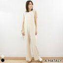 A.NATALY ポンチ肩リボンロンパース その他