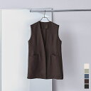 titivate リネンライクVネックノーカラージレ【UR’S ユアーズ】 トップス