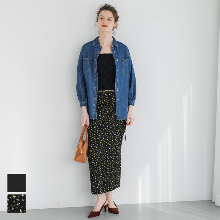 coca シボシャーリングラップスカート レディース スカート