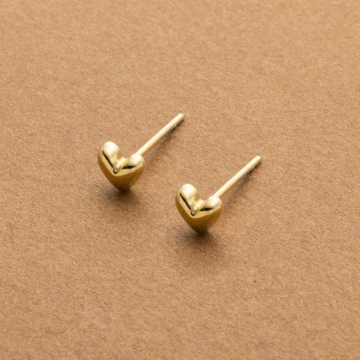 【10％OFFクーポン！11/27(木)1:59まで】CREAM-DOT ステンレス製 ピアス 金属アレルギー つけっぱなし サージカルステンレス レディース ハート ぷっくり マイクロピアス 極小 メタル 大人 ゴールド シルバー アクセサリー