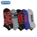 COMPLETE OUTDOOR5足組 スニーカーソックス 靴下 5P アウトドア メンズ SN size:25-27 90D-736 インナー・下着