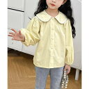 aimoha kids 【aimoha KIDS】フリル襟デザインシャツ トップス