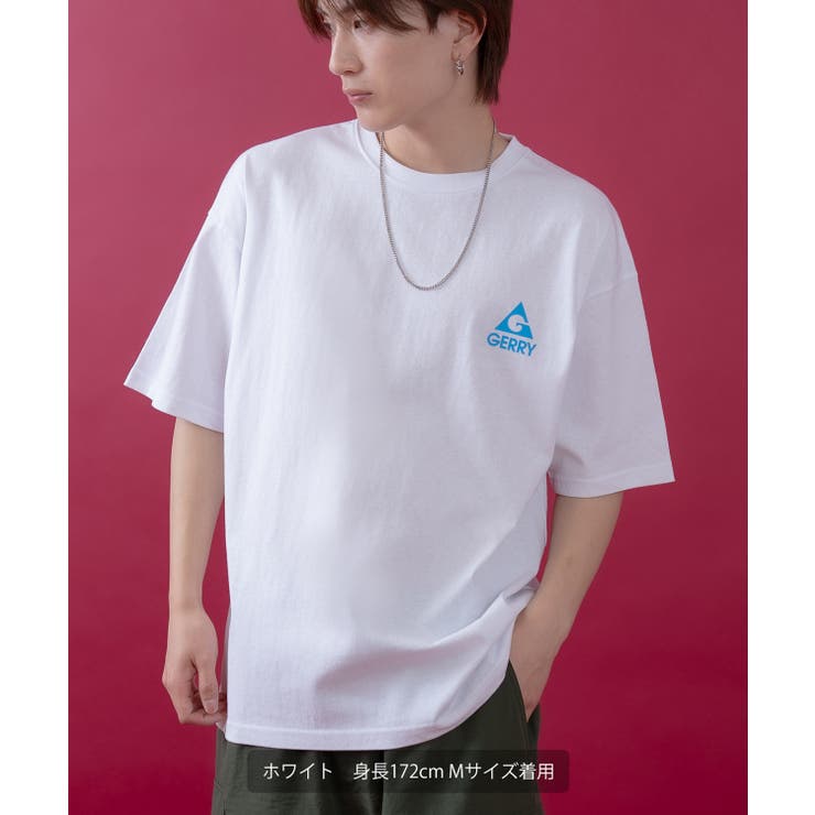improves 半袖Tシャツ メンズ GERRY ジェリー 別注プリント カットソー バックプリント ワンポイントプリント アウトドア ストリート アメカジ トップス