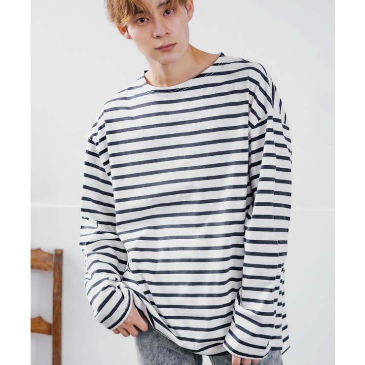 楽天市場】ボーダー カットソー ボートネック（メンズファッション）の通販