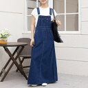 【5/15限定 15%OFFクーポン】Doux Belle デニムジャンパースカート パンツ・ズボン