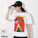 BABYDOLL 親子お揃い JAWS グラフィックTシャツ 0371A トップス