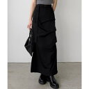 【5%OFFクーポン 9/11 1:59まで】JUNOAH callautia ベルト付きサイドタックデザインスカート スカート
