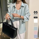 COCOMOMO シャツ×キャミソールセット アンサンブル シアーシャツ シャツ キャミソール セット 重ね着 長袖 レディース トップス インナー 羽織 オフ...