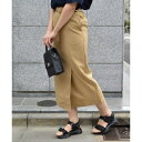 【マラソン期間中 5%OFFクーポン】&soiree スリット入りラップタイトスカート スカート