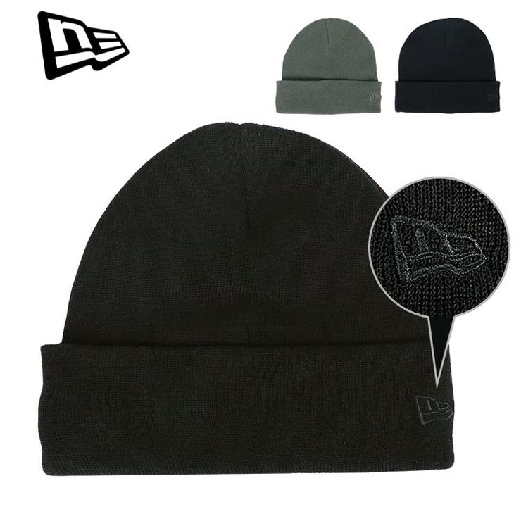 99HeadwearShop【WOMEN】 ニットキャップ _ワンポイント_全3色 帽子