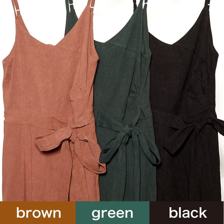 aimoha ウエストリボンオールインワン コンビネゾン サロペット ウエストデザイン リボン レディース ワイドパンツウエストコンシャス体型カバー おしゃれオ フィス パンツ・ズボン