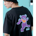 improves Tシャツ メンズ レディース GRATEFUL DEAT キャラクター トップス ルーズフィット ゆったり カジュアル アメカジ ストリート スケーター 古着MIX トップス