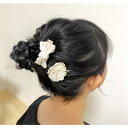 【5/16 1:59まで 5%OFFクーポン】monamona ナチュラル系ジュニアピン&リボンクリップセット(2P) ヘアアクセサリー