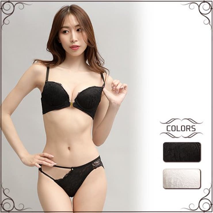 GRAXIA 落ち着いた雰囲気ながらエレガントさをプラスしてくれるデザインで魅了するブラ・ショーツセット(ブラセット) インナー・下着