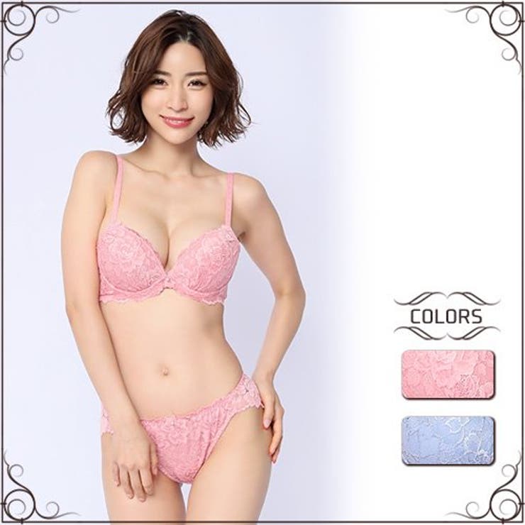 GRAXIA 繊細なレース使いが大人可愛いブラショーツセット(ブラセット) インナー・下着