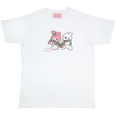 Skater Tシャツ シャツ 半袖 Lサイズ クルーネック 丸首 服 綿 コットン 白 ホワイト スケーター skater ZTS17 マイメロディ すこぶる動くウサギ マイメロ サンリオ【キャラクター プリント かわいい】 トップス