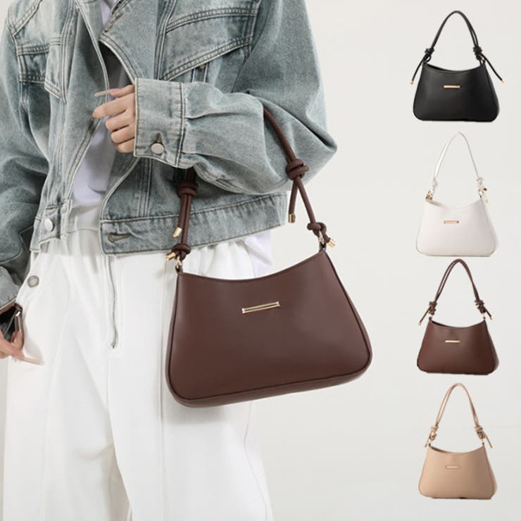 STYLEBLOCK ショルダーバッグ バッグ 肩掛け レザー調 無地 小さい 鞄 レディース ブラック ブラウン ホワイト カーキ バッグ・鞄