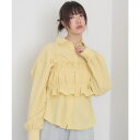 【マラソン期間中 5%OFFクーポン】RETRO GIRL ギャザーキャミsetシャツ トップス