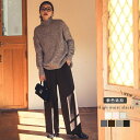 【5/15限定 15%OFFクーポン】AMELY スラックス ワイドパンツ ハイウエスト ストレート ボトムス レディース おすすめ キレイめ シンプル 体型カ...