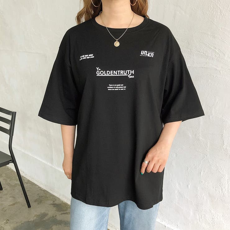 SHEENA バックプリントルーズTシャツ/ロンT　韓国　韓国ファッション　トップス　...