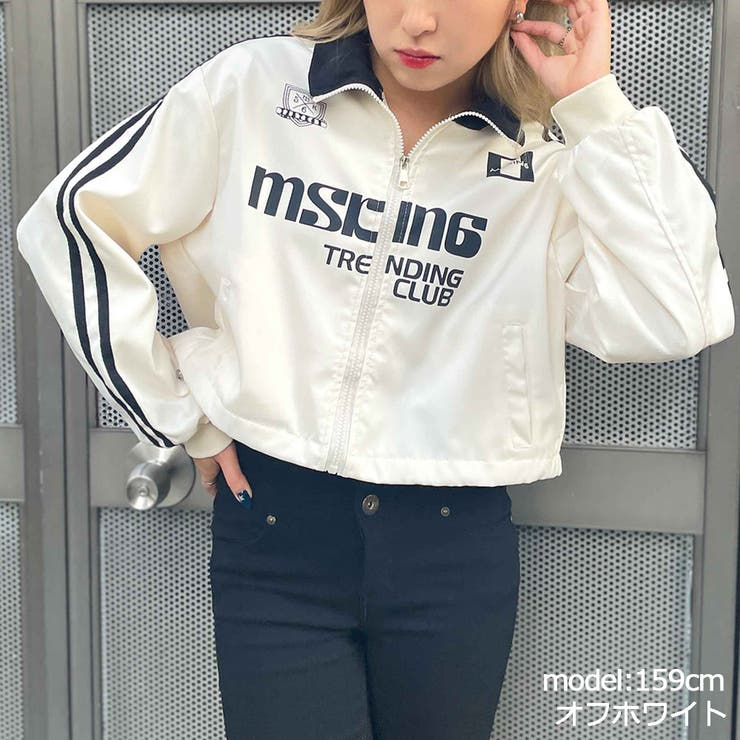 GORGE 短丈袖ラインブルゾン アウター(コート・ジャケットなど)