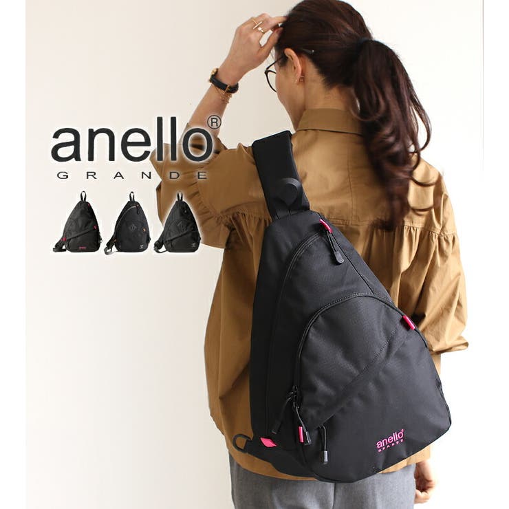 STYLE ON BAG anello ボディバッグ レディース 大容量 大きめ 斜めがけ 軽量 A4 ア...