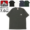 99HeadwearShop BEN DAVIS ベンデイビス ポケット Tシャツ ビッグシルエット ワンポイント ロゴ 半袖 無地 ストリート ブランド 春 夏 定番 人気 おしゃれ 7オンス ゴリラ SS トップス